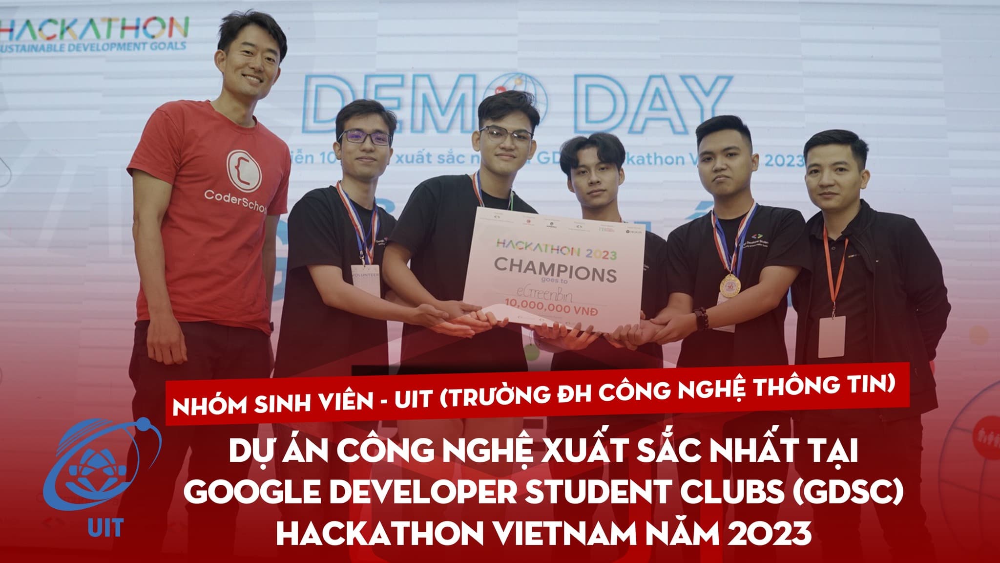 Top 1 nationally GDSC Hackathon Vietnam 2023